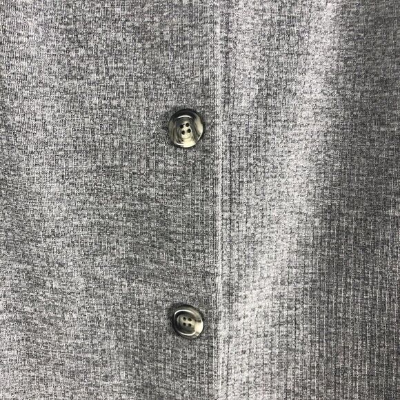 Vintage WPL 7912 Women’s 15/16 Gray Skirt Button Front Pockets Dark Academia - Picture 5 of 13